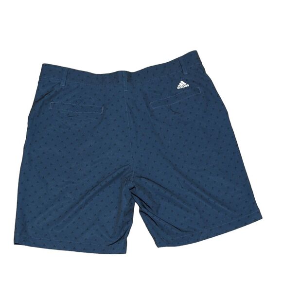 Adidas Ultimate 365 Allover Logo Adi Print Woven Shorts Royal Men's 36 - Picture 2 of 10